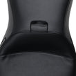 Load image into Gallery viewer, Le Pera Outcast Seat - 2-Up - With Backrest - Smooth - Black - FL '08-'23 LK-997BR - Back View