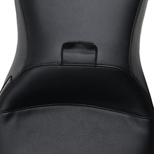 Load image into Gallery viewer, Le Pera Outcast Seat - 2-Up - With Backrest - Smooth - Black - FL '08-'23 LK-997BR - Back View