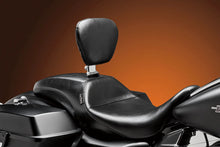 Load image into Gallery viewer, Le Pera Outcast Seat - Full-Length - With Backrest - Smooth - Black - FL '08-'23 LK-987BR - Main Product View