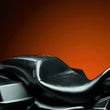 Load image into Gallery viewer, Le Pera Outcast Seat - Full-Length - With Backrest - Smooth - Black - FL '08-'23 LK-987BR - Side View