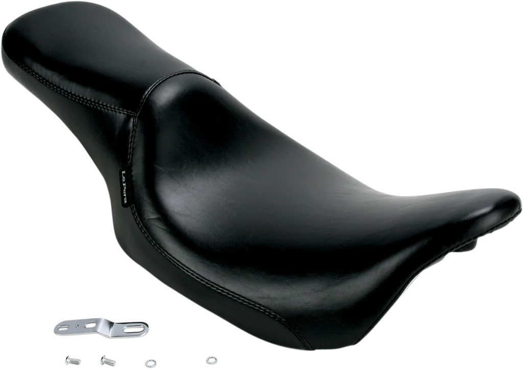 Le Pera Silhouette 2-Up Seat - Smooth - Black - FL '08-'23 LK-847 - Side View