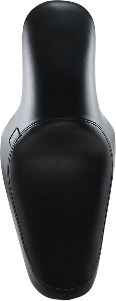 Le Pera Silhouette Full-Length Seat - Smooth - Black - Dyna '91-'95 L-861 - Back View