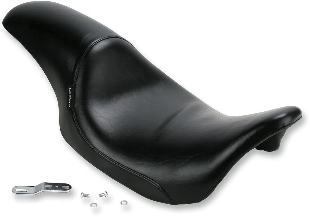 Le Pera Silhouette Full-Length Seat - Smooth - Black - FL '08-'23 LK-867 - Side View