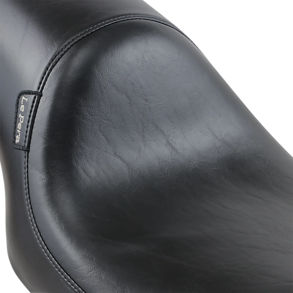 Le Pera Silhouette Full-Length Seat - Smooth - Black - FLT '91-'96 L-867 - Back View
