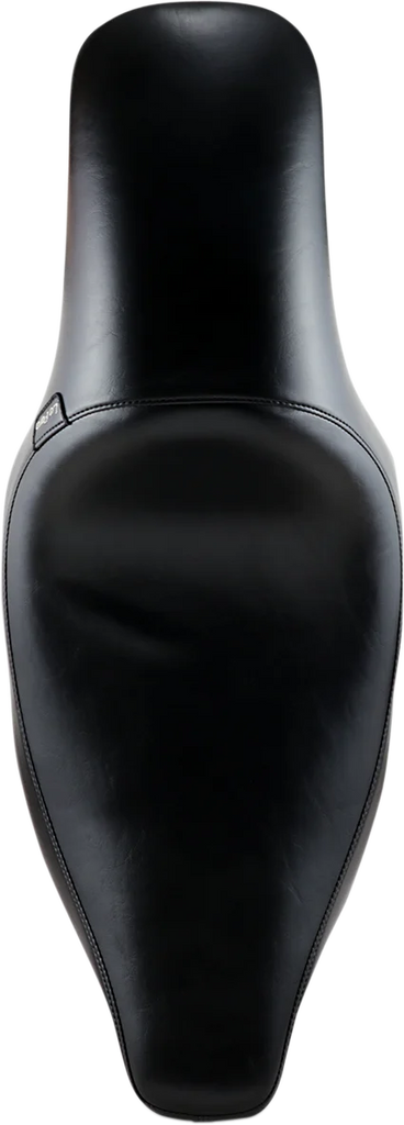 Le Pera Silhouette Full-Length Seat - Smooth - Black - FLT '91-'96 L-867 - Additional View 5
