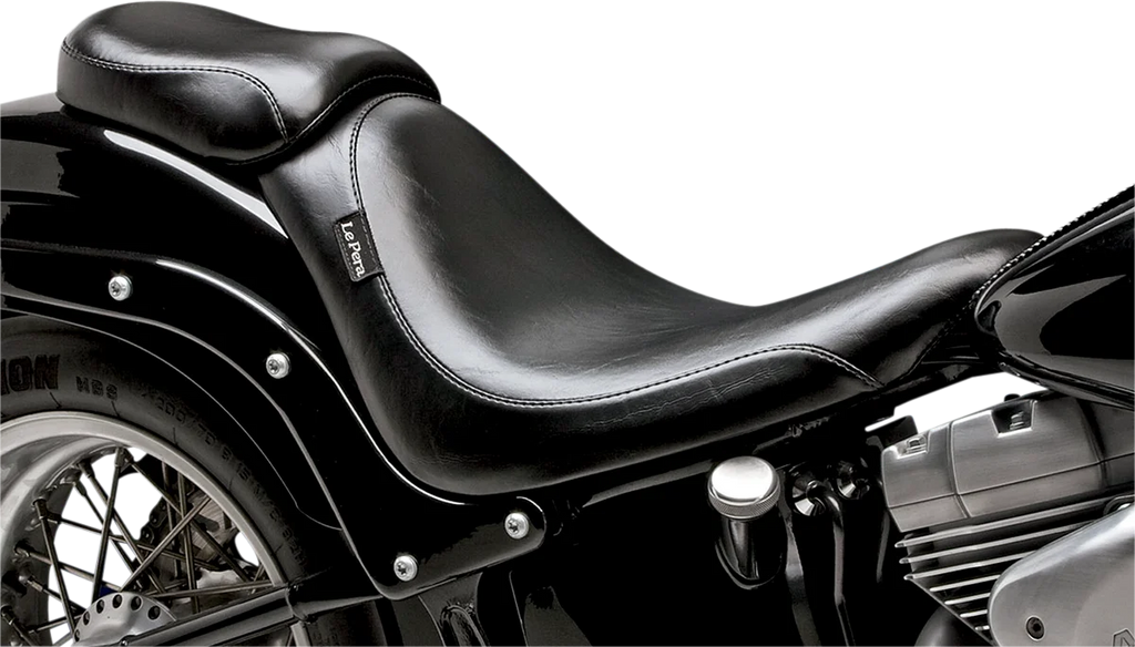 Le Pera Silhouette Pillion Seat - Smooth - FL/FX '06-'17 LK-850P - Main Product View
