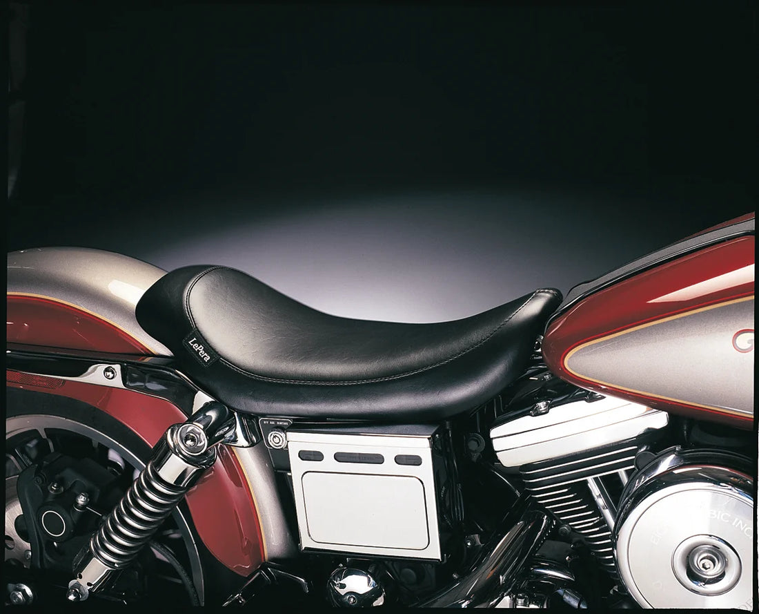 Le Pera Silhouette Solo Seat - Smooth - Black - Dyna '96-'03 LN-851 - Additional View 6