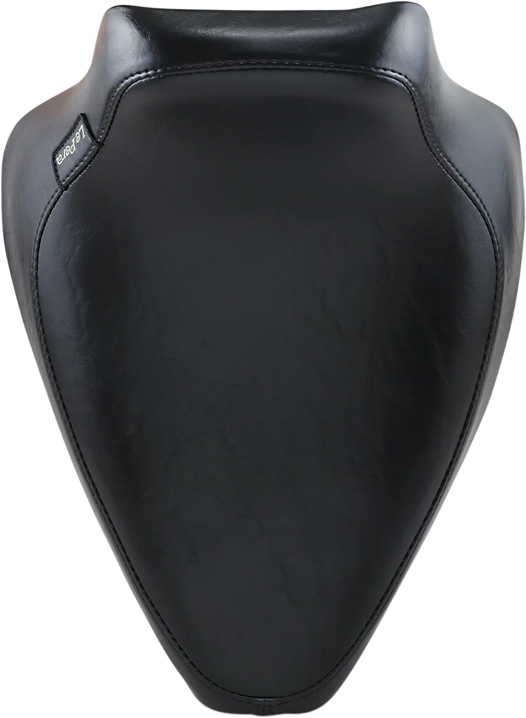 Le Pera Silhouette Solo Seat - Smooth - Black - Softail '84-'99 LN-850 - Back View