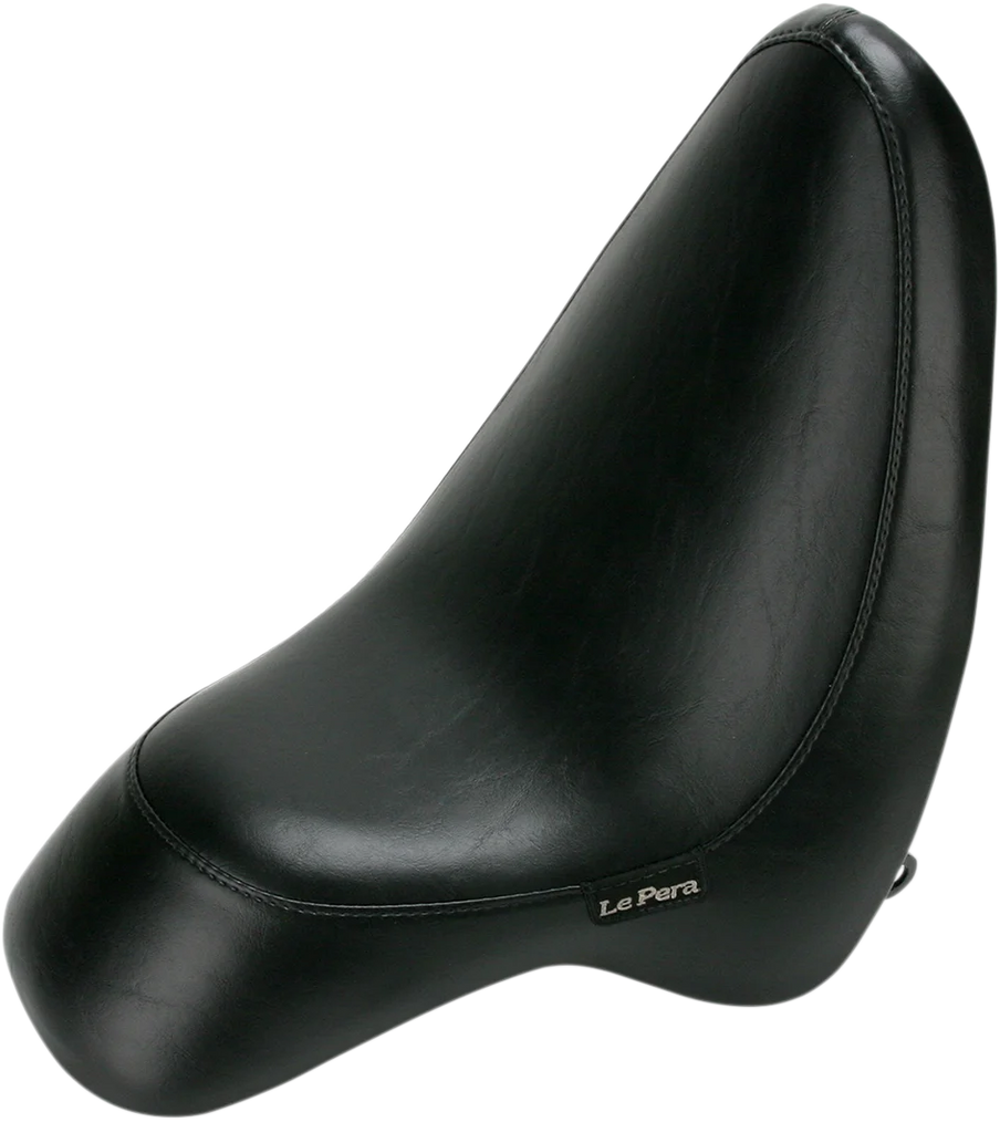 Le Pera Silhouette Solo Seat - Smooth/Bullet - Black - Softail '00-'07 LX-280 - Main Product View