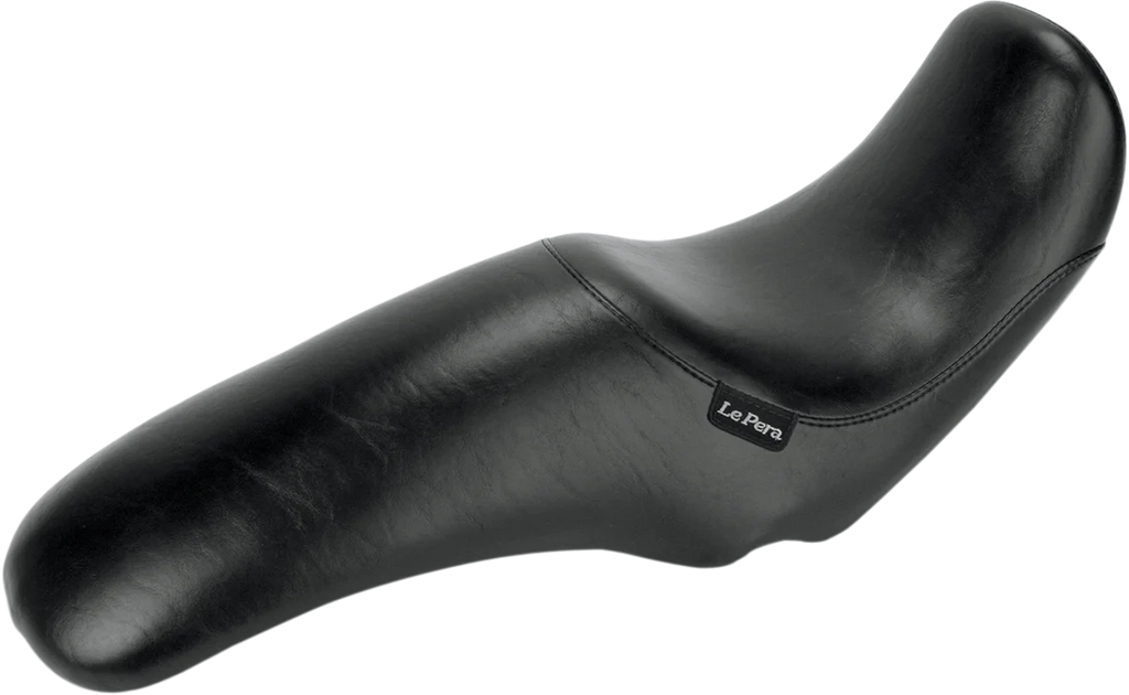 Le Pera Silhouette Up-Front Seat - Full-Length - Smooth - Black - Dyna '06-'17 LKU-861 - Main Product View