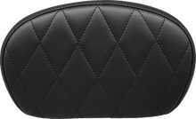 Load image into Gallery viewer, Le Pera Sissy Bar Pad - Medium - Diamond - Dull Black L-SBP02DM-DULL - Main Product View