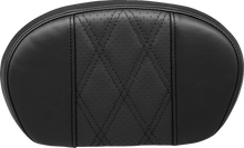 Load image into Gallery viewer, Le Pera Sissy Bar Pad - Medium - GT2/HR2 - Perforated Black L-SBP02GT/HR2 - Main Product View