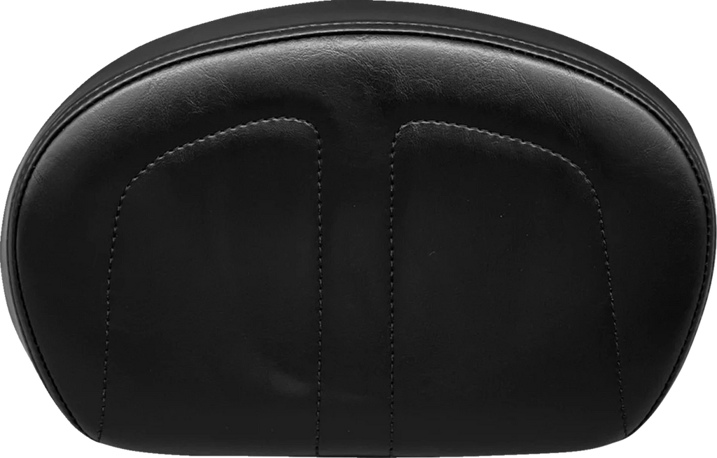 Le Pera Sissy Bar Pad - Medium - Maverick - Shiny Black L-SBP02MAV-SH - Main Product View