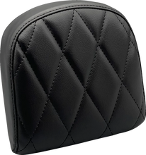 Load image into Gallery viewer, Le Pera Sissy Bar Pad - Small - Diamond - Dull Black L-SBP03DM-DULL - Main Product View