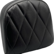 Load image into Gallery viewer, Le Pera Sissy Bar Pad - Small - Diamond - Shiny Black L-SBP03DM-SH - Main Product View