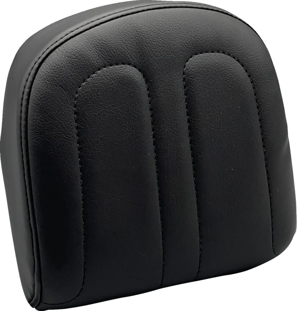 Le Pera Sissy Bar Pad - Small - Maverick - Dull Black L-SBP03MAV-DULL - Main Product View
