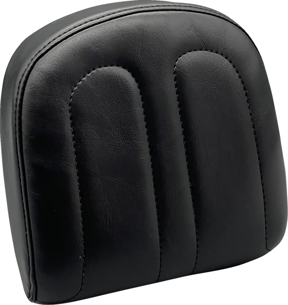 Le Pera Sissy Bar Pad - Small - Maverick - Shiny Black L-SBP03MAV-SH - Main Product View