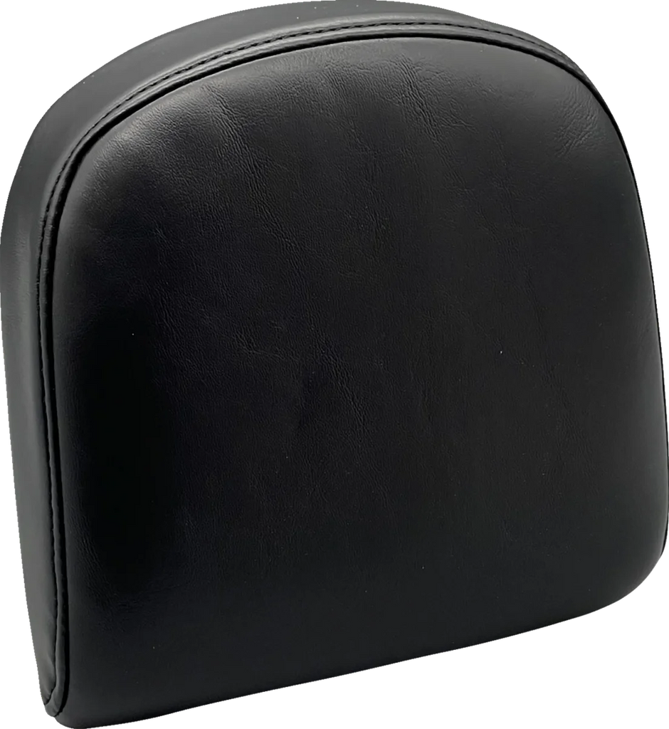 Le Pera Sissy Bar Pad - Small - Smooth - Shiny Black L-SBP03S-SH - Main Product View