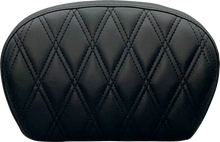 Load image into Gallery viewer, Le Pera Sissy Bar Pad - Small - Smooth - Shiny Black L-SBP03S-SH - Side View