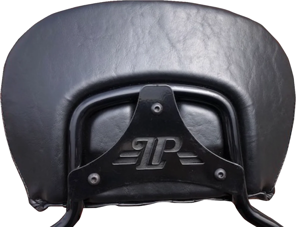 Le Pera Sissy Bar Plate - Dead End - Classic - Black - Softail/Touring '08-'22 H-SB LP CLASSIC - Side View