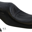 Load image into Gallery viewer, Le Pera Sorrento 2-Up Seat - Stitched - Black - FL '08-'23 LK-907 - Side View