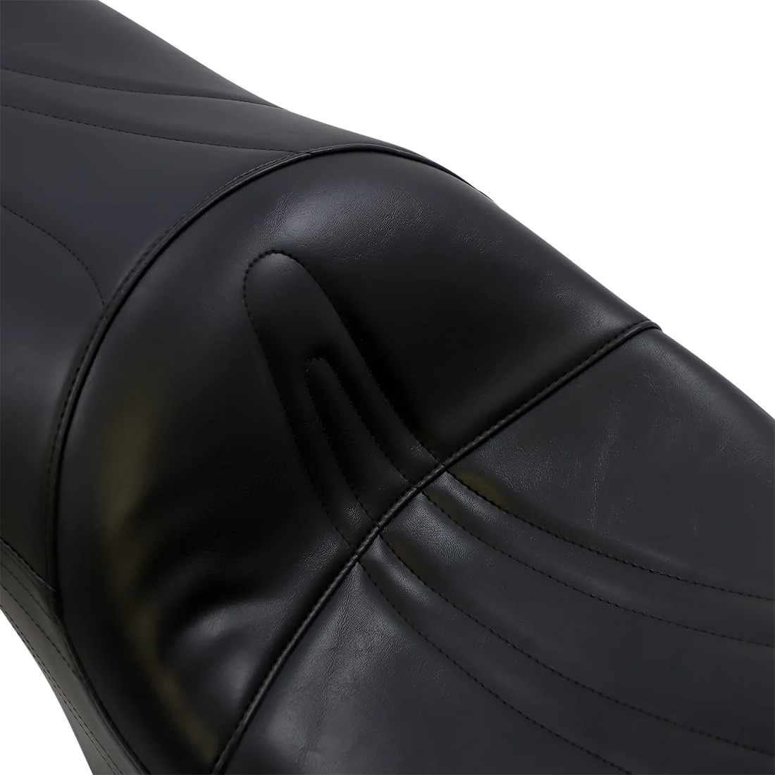 Le Pera Sorrento 2-Up Seat - Stitched - Black - FL '08-'23 LK-907 - Back View