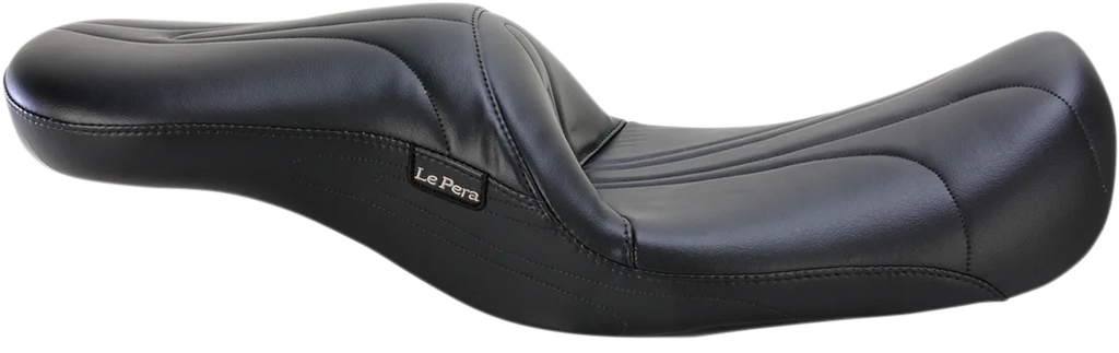 Le Pera Sorrento 2-Up Seat - Stitched - Black - FL '08-'23 LK-907PY - Main Product View