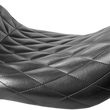Load image into Gallery viewer, Le Pera Sprocket Solo Seat - Diamond - Black - FL '08-'23 LK-327DM - Main Product View