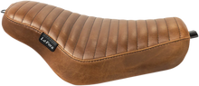 Load image into Gallery viewer, Le Pera Streaker Solo Seat - Pleated - Brown - XL &#39;04-&#39;23 LK-356PTTDV - Main Product View