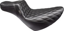 Load image into Gallery viewer, Le Pera Tailwhip Daddy Long Legs Low Rider Seat - Double Diamond - Black - FL/FX '18-'23 LYR-580DLDD - Main Product View