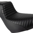 Load image into Gallery viewer, Le Pera Tailwhip Daddy Long Legs Low Rider Seat - Pleated - Black - FL/FX '18-'23 LYR-580DLPT - Main Product View
