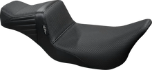 Load image into Gallery viewer, Le Pera Tailwhip Daddy Long Legs Seat - Red Double Diamond Stitch - FLH/FLT &#39;23-&#39;24 LV-587DLDD-R01
