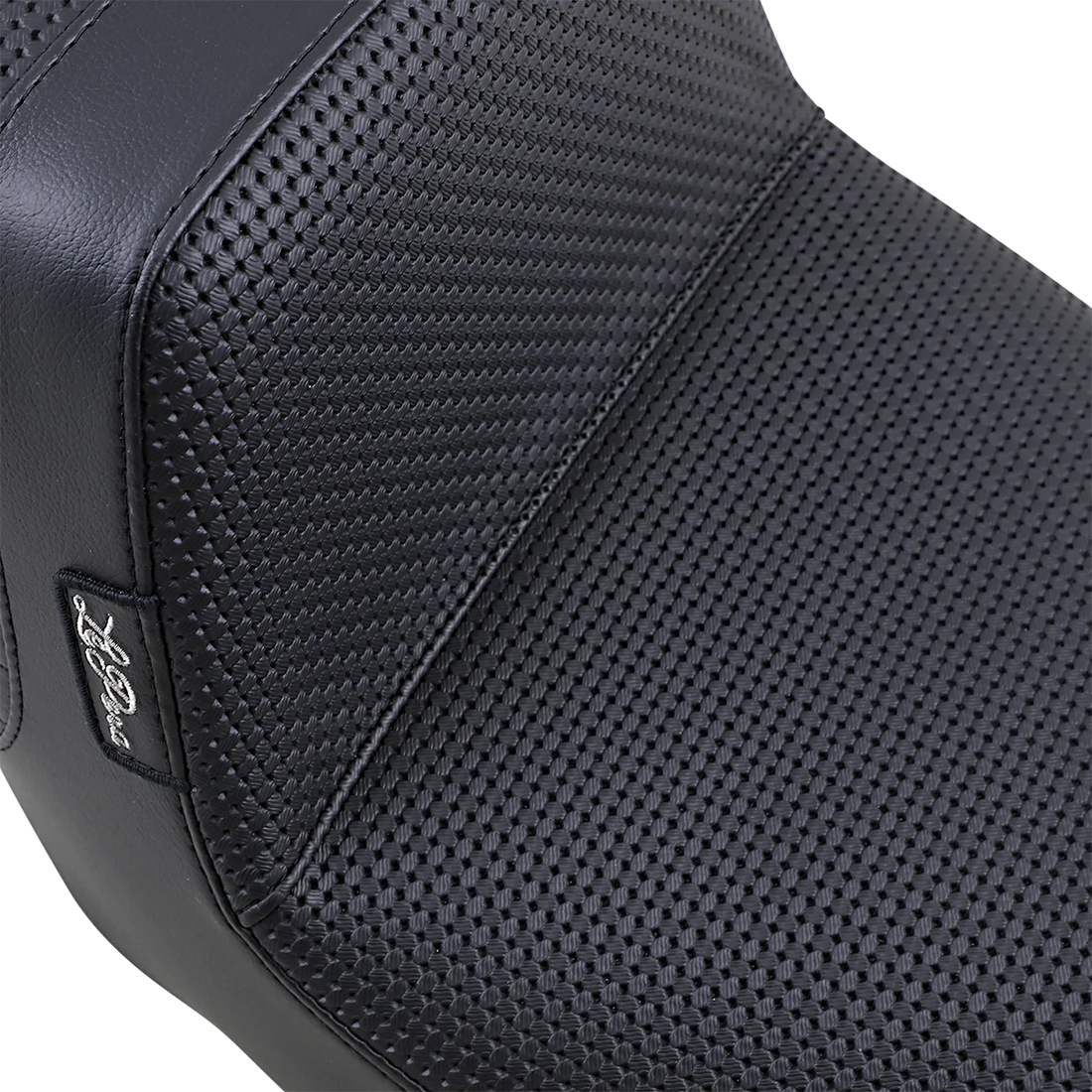 Le Pera Tailwhip Seat - Basketweave - Black - FL '08-'23 LK-587BW - Side View