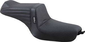 Le Pera Tailwhip Seat - Basketweave - Black - XL '10-'22 LK-586BW - Main Product View