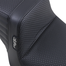 Load image into Gallery viewer, Le Pera Tailwhip Seat - Basketweave - Black - XL &#39;10-&#39;22 LK-586BW - Side View