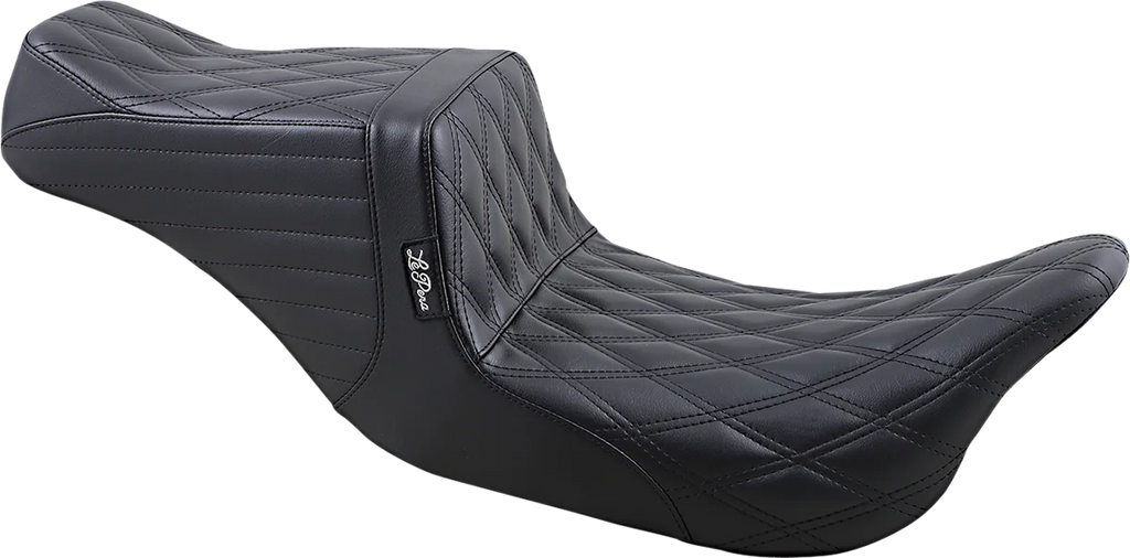Le Pera Tailwhip Seat - Double Diamond - Black - FL '08-'23 LK-587DD - Main Product View