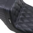 Load image into Gallery viewer, Le Pera Tailwhip Seat - Double Diamond - Black - FL '08-'23 LK-587DD - Side View