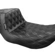 Load image into Gallery viewer, Le Pera Tailwhip Seat - Double Diamond - Black - FL '97-'07 LH-587DD - Main Product View
