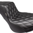 Load image into Gallery viewer, Le Pera Tailwhip Seat - Double Diamond - Black - FLSL/FXBB '18-'23 LY-580DD - Main Product View