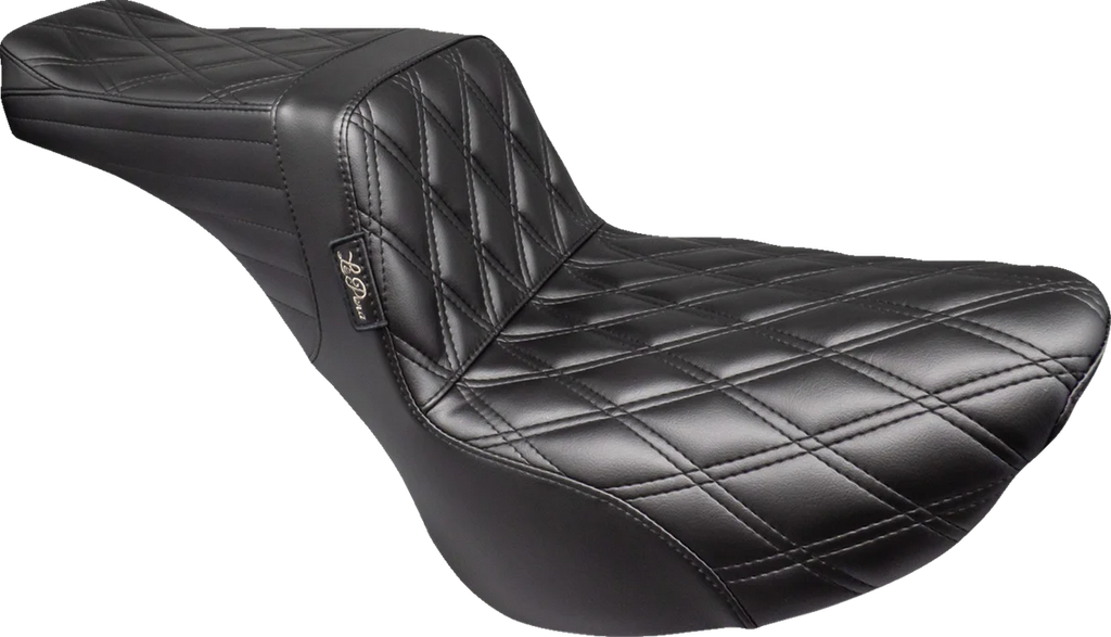 Le Pera Tailwhip Seat - Double Diamond - Black - FLSL/FXBB '18-'23 LY-580DD - Main Product View