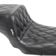 Load image into Gallery viewer, Le Pera Tailwhip Seat - Double Diamond - Black - FXD '06-'17 LK-581DD - Main Product View