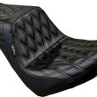 Load image into Gallery viewer, Le Pera Tailwhip Seat - Double Diamond - Black - FXLR/FLSB '18-'23 LYR-580DD - Main Product View