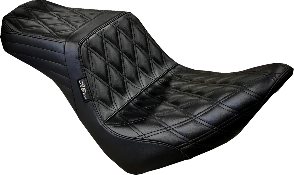 Le Pera Tailwhip Seat - Double Diamond - Black - FXLR/FLSB '18-'23 LYR-580DD - Main Product View
