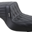 Load image into Gallery viewer, Le Pera Tailwhip Seat - Double Diamond - Black - XL '10-'22 LK-586DD - Main Product View