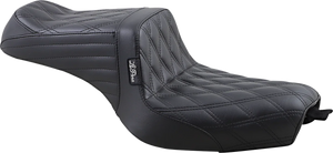 Le Pera Tailwhip Seat - Double Diamond - Black - XL '10-'22 LK-586DD - Main Product View