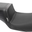 Load image into Gallery viewer, Le Pera Tailwhip Seat - Double Diamond w/ Grip Tape - Black - FL '08-'23 LK-587DDGP - Side View
