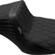 Load image into Gallery viewer, Le Pera Tailwhip Seat - Double Diamond w/ Gripper - FLH/FLT '23-'24 LV-587DDGP - Main Product View