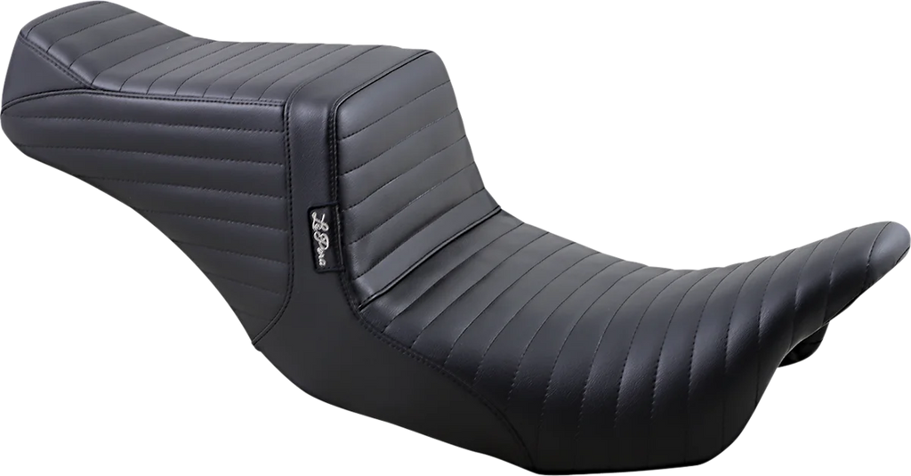 Le Pera Tailwhip Seat - Pleated - Black - FL '08-'23 LK-587PT - Main Product View