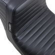 Load image into Gallery viewer, Le Pera Tailwhip Seat - Pleated - Black - FL '08-'23 LK-587PT - Side View