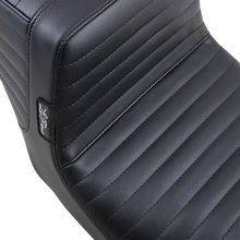 Load image into Gallery viewer, Le Pera Tailwhip Seat - Pleated - Black - FL '08-'23 LK-587PT - Side View